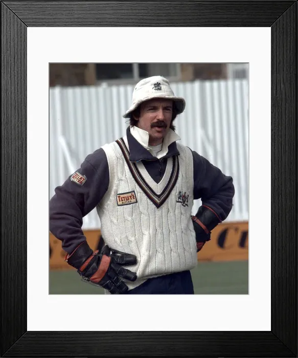 Framed Print : Jack Russell facing cameras before todays match at Bristol after causing controversy