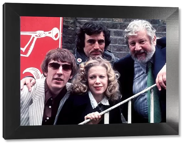 Peter Cook Comedian with Terry Jones of Monty Python Connie Booth of Fawlty Towers