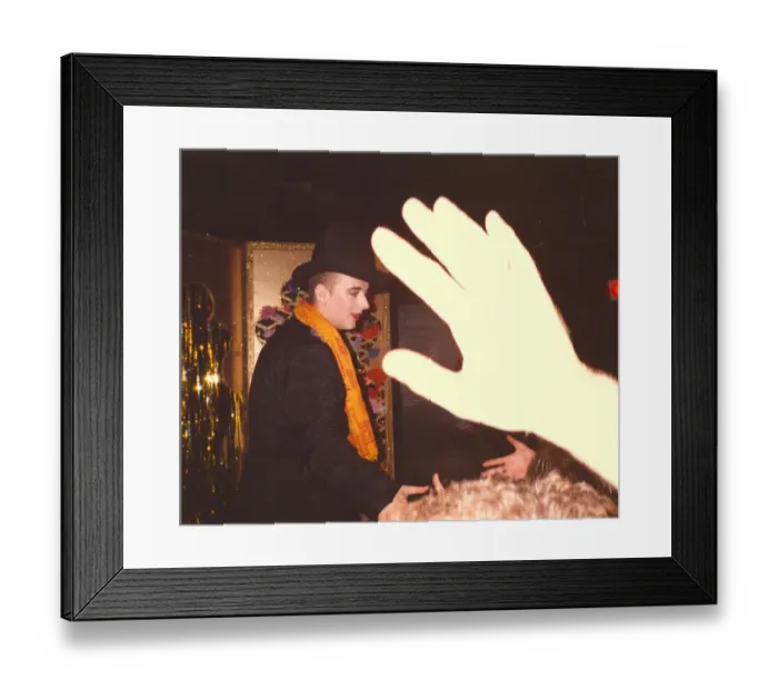 Framed Print : Boy George appears at the Powerhouse nightclub in Newcastle 8 June 1991 Framed Print : Boy George appears at the Powerhouse nightclub in Newcastle 8 June 1991