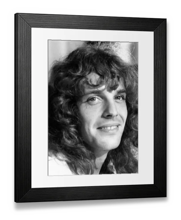 Framed Print : Pop star Peter Frampton 21 October 1976