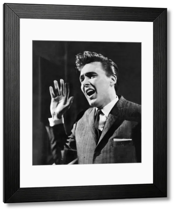 Framed Print : Singer Billy Fury 1963circa Framed Print : Singer Billy Fury 1963circa