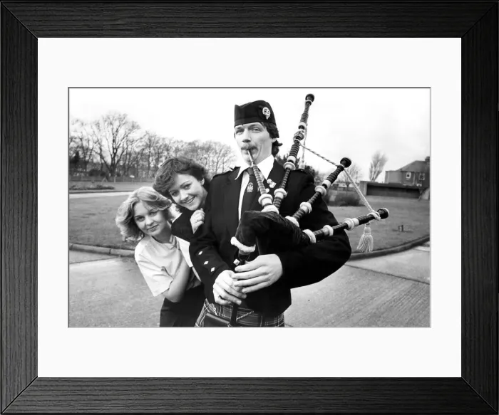 Framed Print : Maths teacher Peter Lee from St. Benet Biscope R. C. High School in Bedlington plays for Framed Print : Maths teacher Peter Lee from St. Benet Biscope R. C. High School in Bedlington plays for