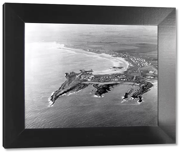 Beadnell from the air. This great aerial shot was taken this month 39 years ago