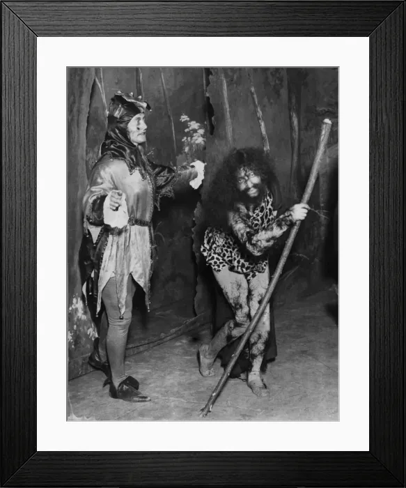 Framed Print : Scene from the theatre play The Tempest. 14th December 1921 Framed Print : Scene from the theatre play The Tempest. 14th December 1921