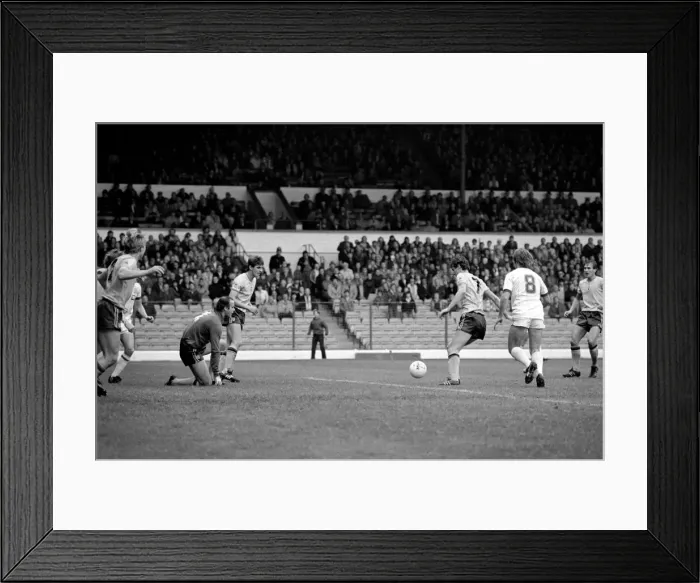 Framed Print : Leeds United 1 v. Sunderland 0. Division 1 Football. October 1981 MF04-06-093