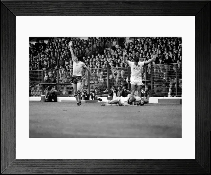 Framed Print : Leeds United 1 v. Sunderland 0. Division 1 Football. October 1981 MF04-06-028