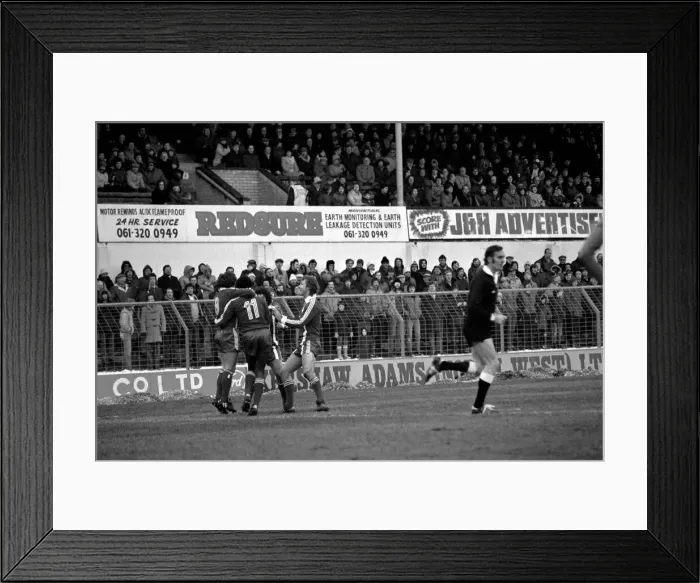 Framed Print : Oldham 3 v. Leyton Orient 2. Division 2 Football. December 1981 MF04-02-022 Framed Print : Oldham 3 v. Leyton Orient 2. Division 2 Football. December 1981 MF04-02-022