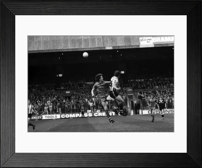 Framed Print : Sheffield Utd 0 v. Bournemouth 0. April 1982 MF06-39-008 Local Caption Division 4