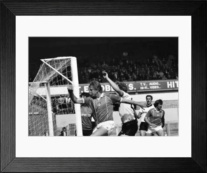 Framed Print : Wrexham 0 v. Barnsley 0. April 1982 MF06-34-030 Local Caption Division 2 Football Framed Print : Wrexham 0 v. Barnsley 0. April 1982 MF06-34-030 Local Caption Division 2 Football