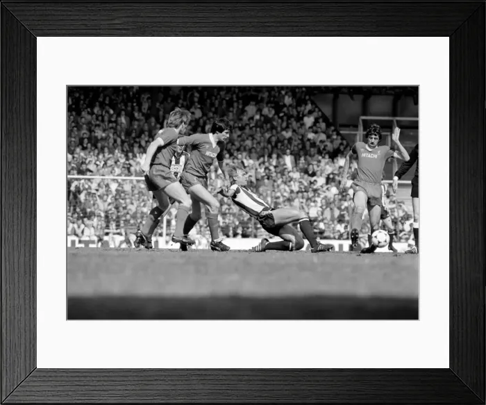 Framed Print : Liverpool 1 v. West Bromwich Albion 0. April 1982 MF06-31-018 Local Caption Framed Print : Liverpool 1 v. West Bromwich Albion 0. April 1982 MF06-31-018 Local Caption
