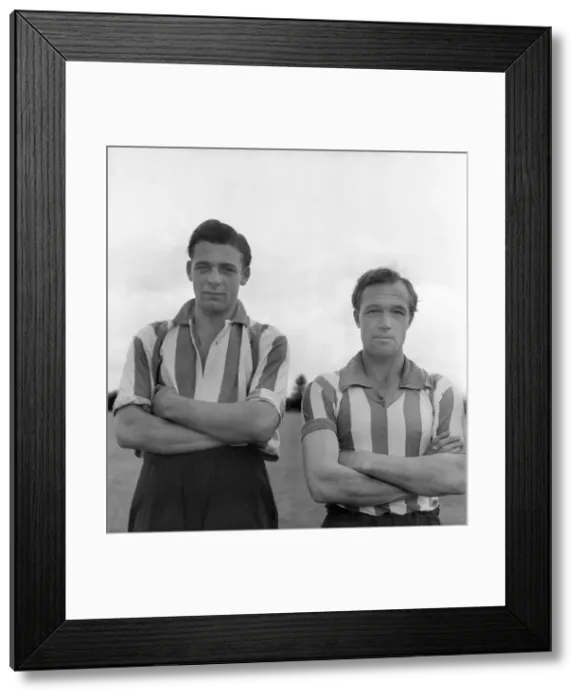 Framed Print : Southampton F. C. Peter Sillett (left) and Augie Scott. O25293-014