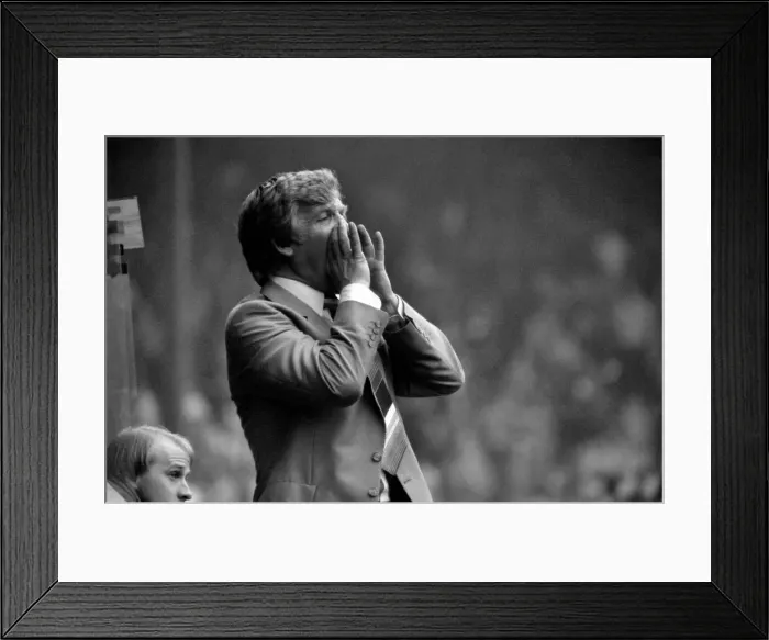 Framed Print : English League Division One match at Old Trafford. Manchester United 0 v Sunderland 0