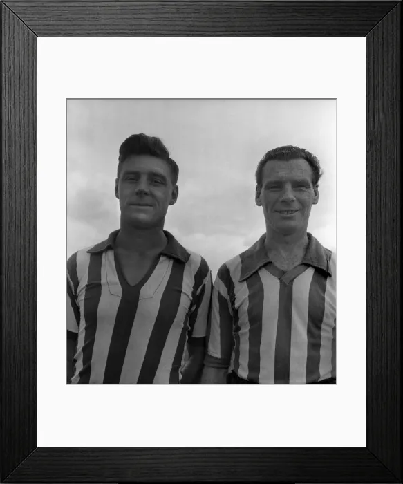 Framed Print : Southampton F. C. L. R. Ted Bates and Joe Mallett. O25293-007