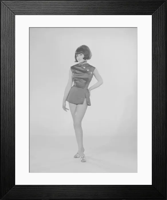Framed Print : Reveille Fashion Feature Reveille model Debbie Attwood seen here modelling Framed Print : Reveille Fashion Feature Reveille model Debbie Attwood seen here modelling