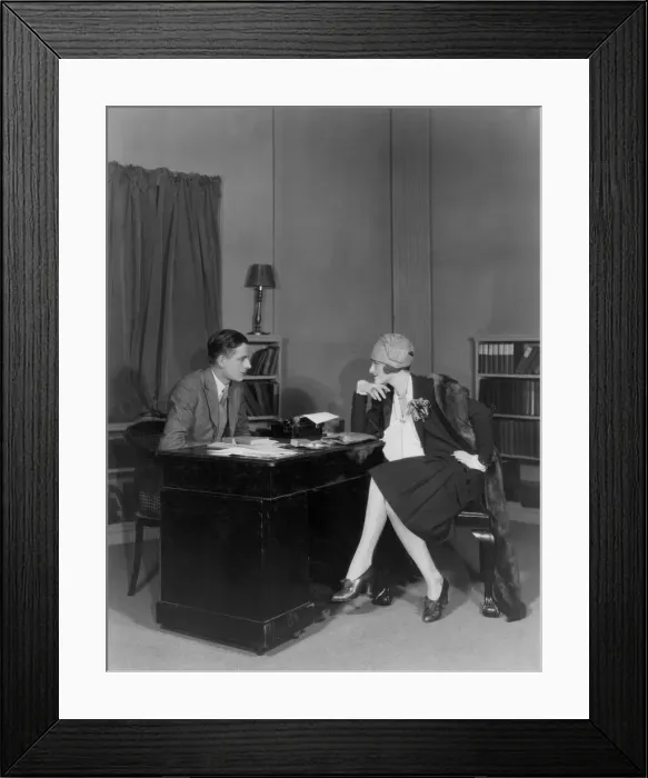 Framed Print : Scene from the play The Rat Trap 21st October 1926