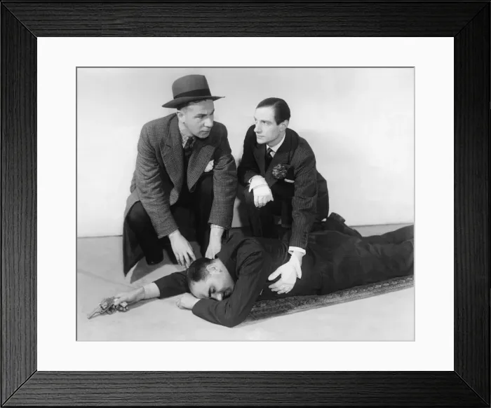 Framed Print : Scene from the play The Quitter. 21 May 1934 Framed Print : Scene from the play The Quitter. 21 May 1934