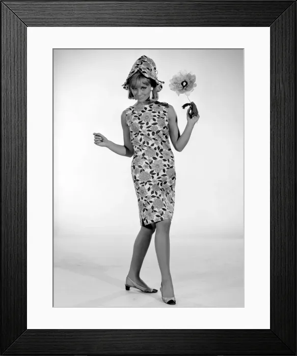 Framed Print : Reveille Fashion Feature Reveille Model Marilyn Rickard seen here modelling