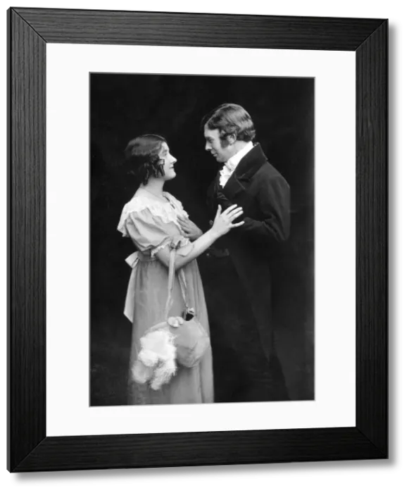 Framed Print : Scene from the play Quality Street. 5 April 1930 Framed Print : Scene from the play Quality Street. 5 April 1930
