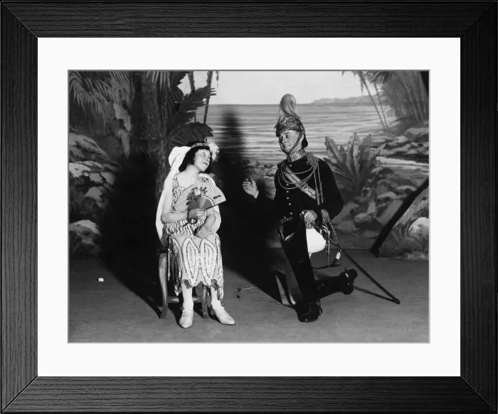 Framed Print : Scene from the play Utopia Ltd. 3rd April 1929 Framed Print : Scene from the play Utopia Ltd. 3rd April 1929