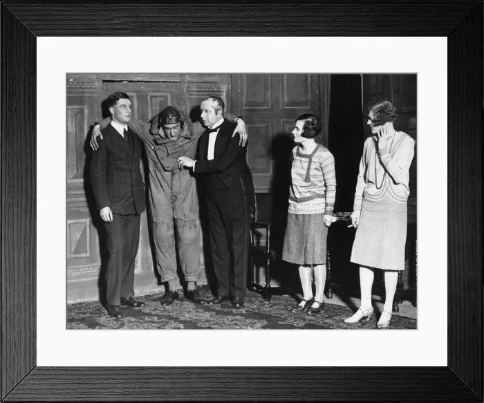 Framed Print : Scene from the play The Kiss Cure. 25th January 1928 Framed Print : Scene from the play The Kiss Cure. 25th January 1928