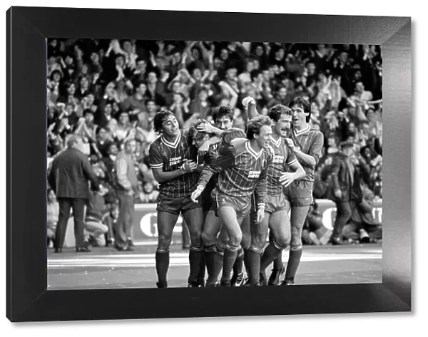 Division 1 football. Queens Park Rangers 0 v. Liverpool 1. October 1983 LF14-09-071