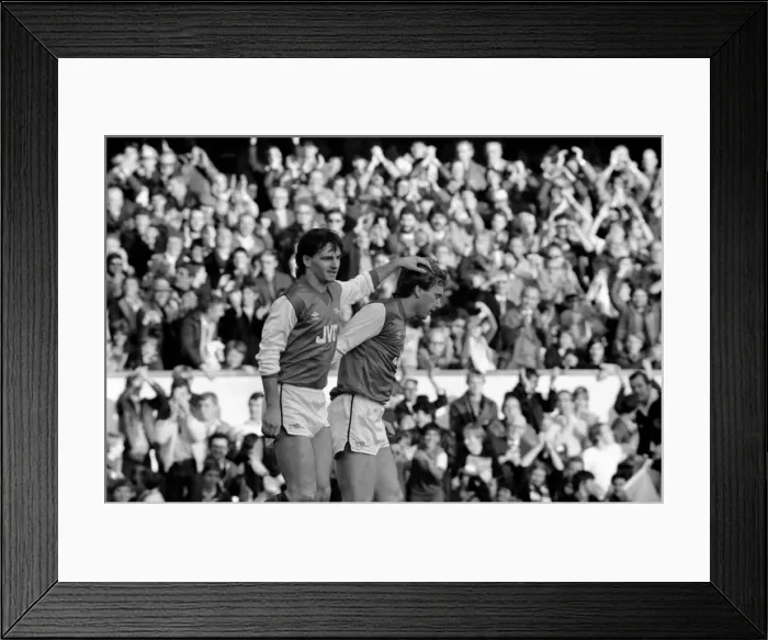 Framed Print : Division 1 football. Arsenal 4 v. Nottingham Forest 1. October 1983 LF14-07-095 Framed Print : Division 1 football. Arsenal 4 v. Nottingham Forest 1. October 1983 LF14-07-095