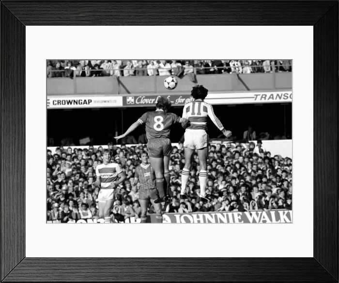 Framed Print : Division 1 football. Queens Park Rangers 0 v. Liverpool 1. October 1983 LF14-09 Framed Print : Division 1 football. Queens Park Rangers 0 v. Liverpool 1. October 1983 LF14-09