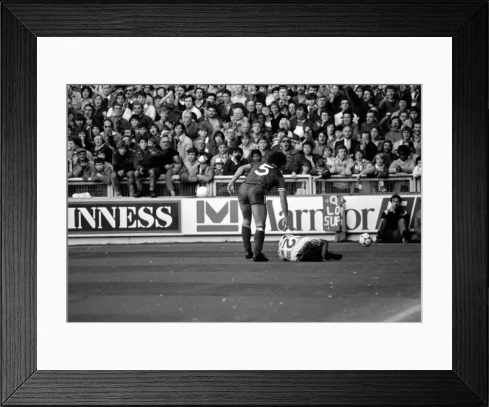 Framed Print : Division 1 football. Queens Park Rangers 0 v. Liverpool 1. October 1983 LF14-09-001