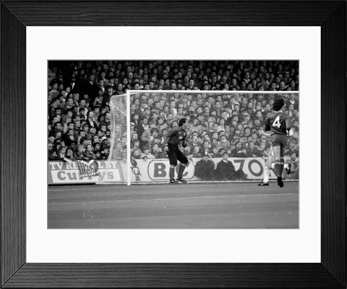 Framed Print : Division 1 football. Queens Park Rangers 0 v. Liverpool 1. October 1983 LF14-09-017