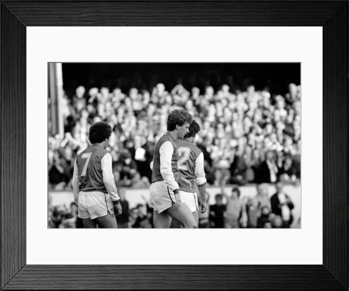 Framed Print : Division 1 football. Arsenal 4 v. Nottingham Forest 1. October 1983 LF14-07-089 Framed Print : Division 1 football. Arsenal 4 v. Nottingham Forest 1. October 1983 LF14-07-089