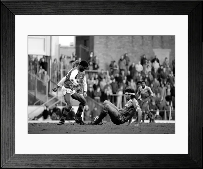 Framed Print : Division 1 football. Arsenal 3 v. Brighton and Hove Albion 1. February 1983 LF12-26-034 Framed Print : Division 1 football. Arsenal 3 v. Brighton and Hove Albion 1. February 1983 LF12-26-034