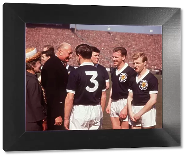 Scotland versus England 1962 Football International at Hampden Duke of
