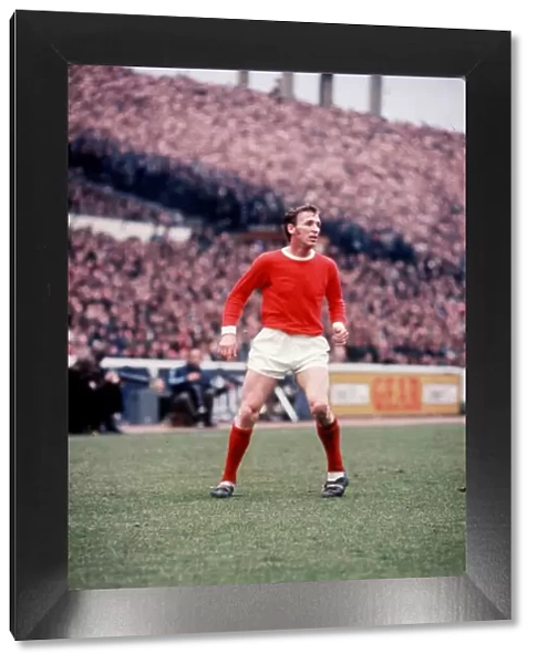 Pat Crerand in action for Manchester United, circa April 1970