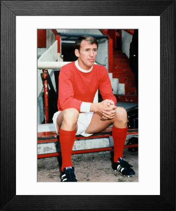 Framed Print : Pat Crerand Manchester United football player 1970