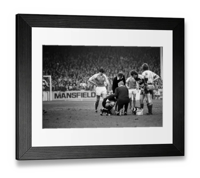 Framed Print : Rotherham United 1 v. Queens Park Rangers 0. March 1982 MF06-20-058 Local Caption