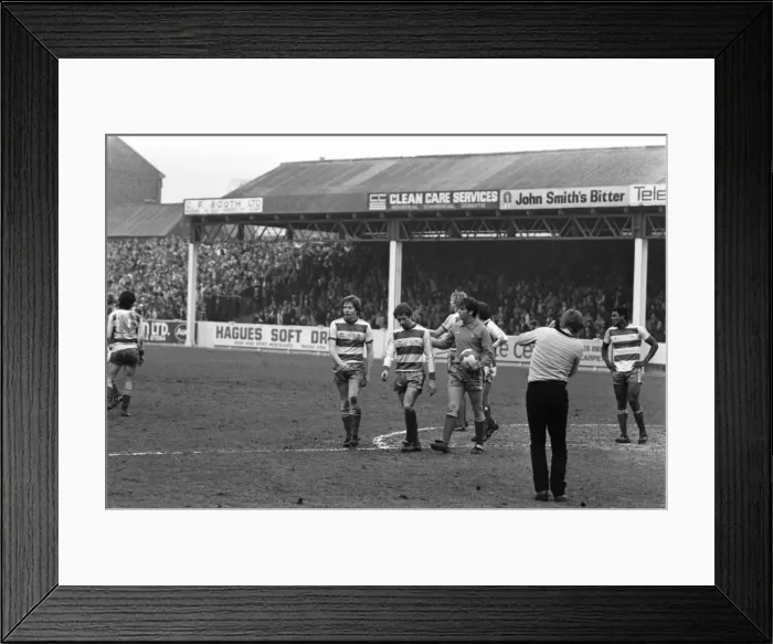 Framed Print : Rotherham United 1 v. Queens Park Rangers 0. March 1982 MF06-20-062 Local Caption Framed Print : Rotherham United 1 v. Queens Park Rangers 0. March 1982 MF06-20-062 Local Caption