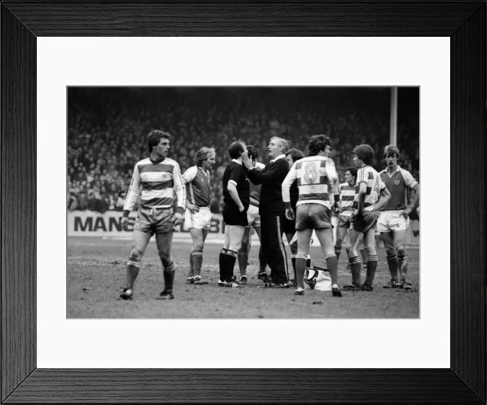Framed Print : Rotherham United 1 v. Queens Park Rangers 0. March 1982 MF06-20-054 Local Caption Framed Print : Rotherham United 1 v. Queens Park Rangers 0. March 1982 MF06-20-054 Local Caption