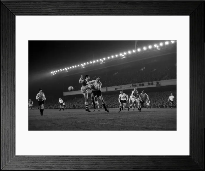 Framed Print : English League Cup Semi Final First Leg match at Highbury
