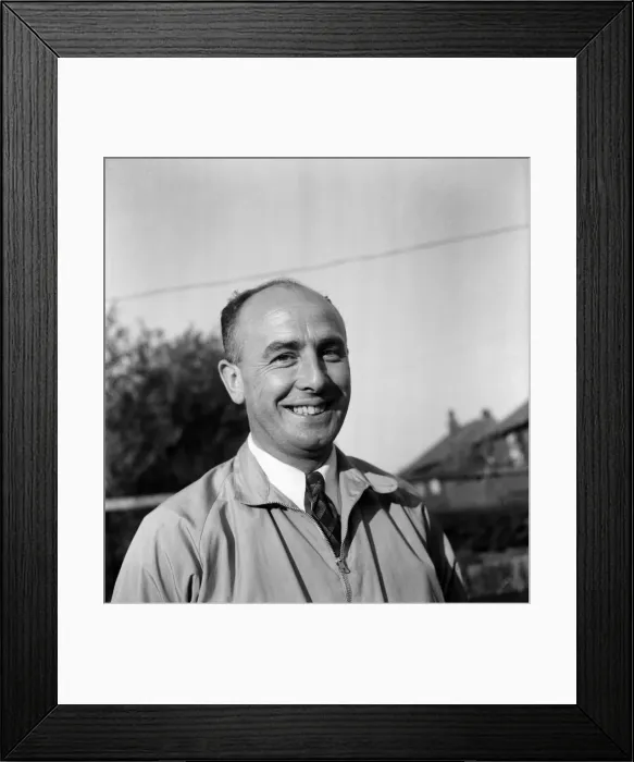 Framed Print : Bill Ridding Bolton Wanderers Trainer. June 1950 O244463 Framed Print : Bill Ridding Bolton Wanderers Trainer. June 1950 O244463