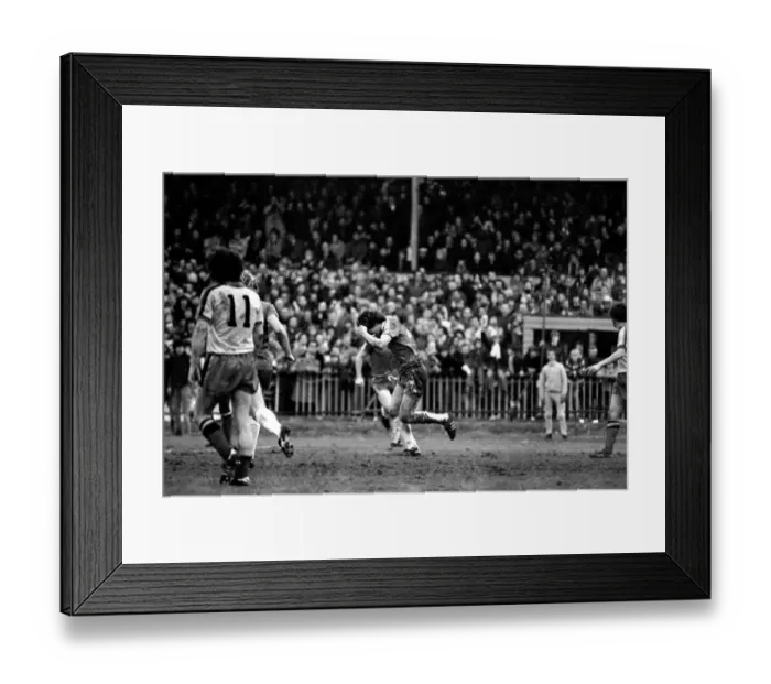 Framed Print : Watford 2 v. Chelsea 3. Division 2 football February 1980 LF01-23-016 Framed Print : Watford 2 v. Chelsea 3. Division 2 football February 1980 LF01-23-016