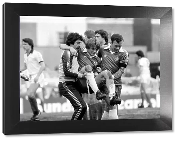 Chelsea 2 v. Shrewsbury Town 4. Division 2 football. February 1980 LF01-16-043