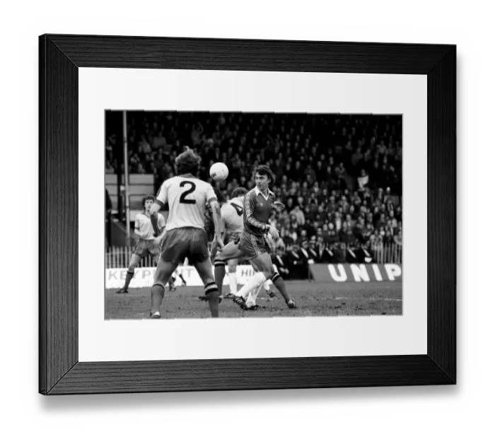 Framed Print : Watford 2 v. Chelsea 3. Division 2 football February 1980 LF01-23-041 Framed Print : Watford 2 v. Chelsea 3. Division 2 football February 1980 LF01-23-041