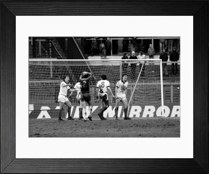 Framed Print : Chelsea 2 v. Shrewsbury Town 4. Division 2 football. February 1980 LF01-16-051 Framed Print : Chelsea 2 v. Shrewsbury Town 4. Division 2 football. February 1980 LF01-16-051