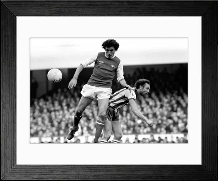Framed Print : Arsenal v. Brighton and Hove Albion. Division 1 football. January 1980 LF01-10-074 Framed Print : Arsenal v. Brighton and Hove Albion. Division 1 football. January 1980 LF01-10-074