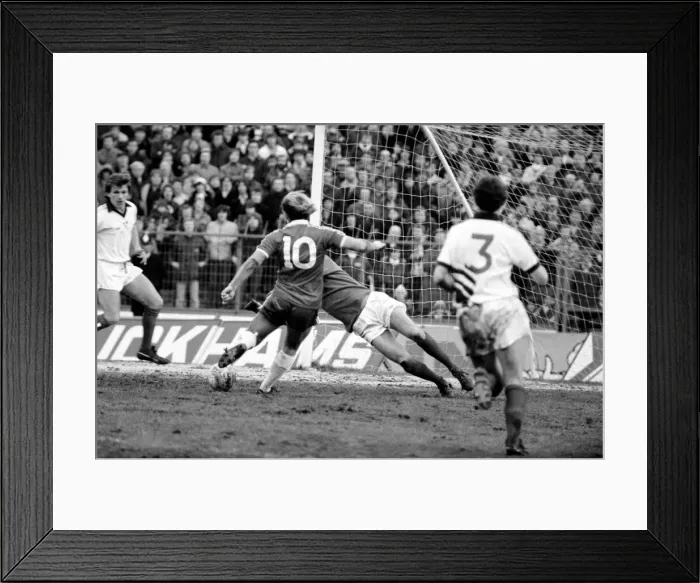 Framed Print : Chelsea 2 v. Shrewsbury Town 4. Division 2 football. February 1980 LF01-16-035