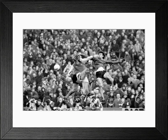 Framed Print : Arsenal 2 v. Derby County 0. Division 1 football January 1980 LF01-05-058