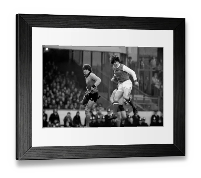 Framed Print : Arsenal 2 v. Derby County 0. Division 1 football January 1980 LF01-05-030