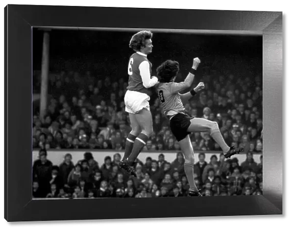 Arsenal 2 v. Derby County 0. Division 1 football January 1980 LF01-05-031