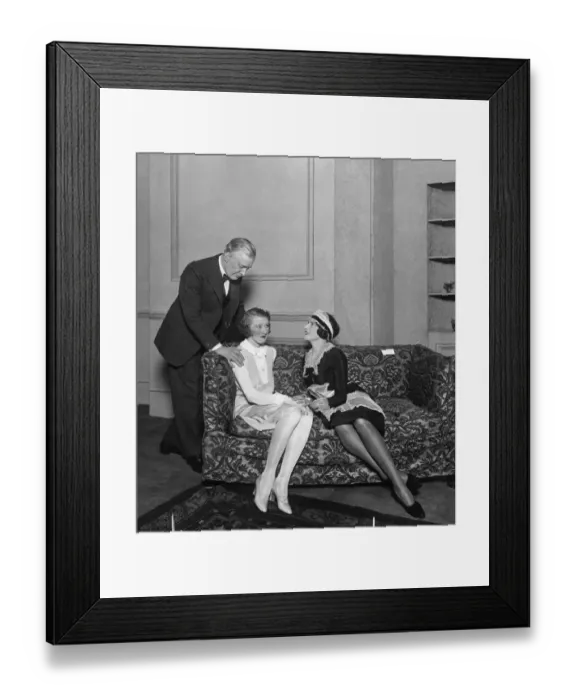 Framed Print : Scene from the play Tinker Tailor. 11th March 1928 Framed Print : Scene from the play Tinker Tailor. 11th March 1928