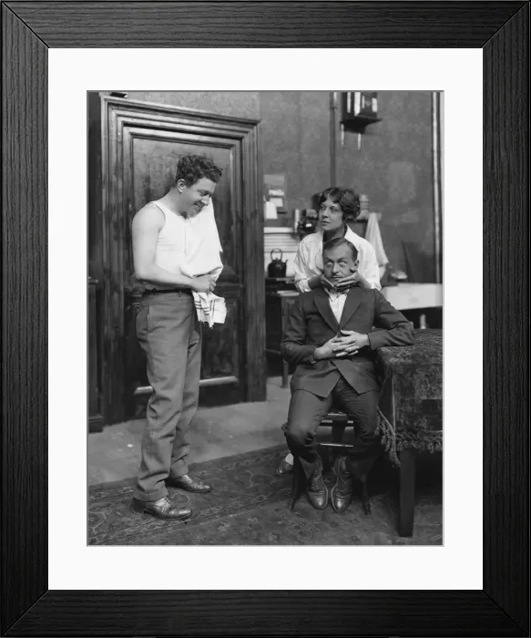Framed Print : Scene from the play The Fall Guy. 28th October 1926 Framed Print : Scene from the play The Fall Guy. 28th October 1926